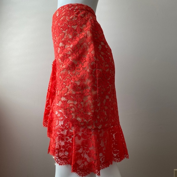 NWT Roberto Cavalli Gonna red lace skirt - Picture 2 of 9
